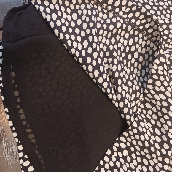 Loft Sleevless, polka dot satin, mini with pockets!! - Picture 9 of 9